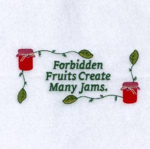 Picture of Many Jams Machine Embroidery Design