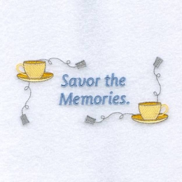Picture of Savor the Memories Machine Embroidery Design
