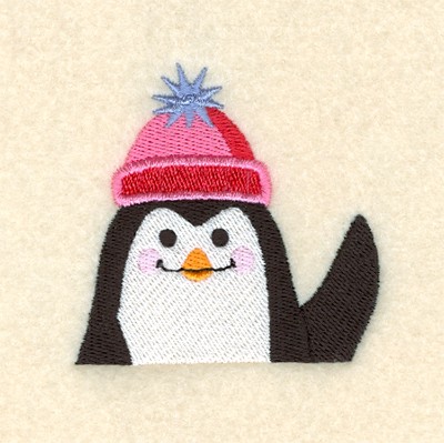 Penguin Pocket Pal Machine Embroidery Design