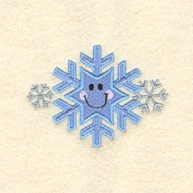 Picture of Snowflake Pocket Pal Machine Embroidery Design