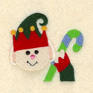 Picture of Elf Pocket Pal Machine Embroidery Design