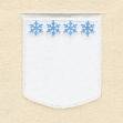 Picture of Snowflake Pocket Applique Machine Embroidery Design