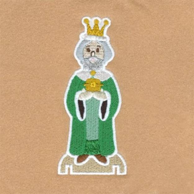 Picture of Creche King Melchior Machine Embroidery Design