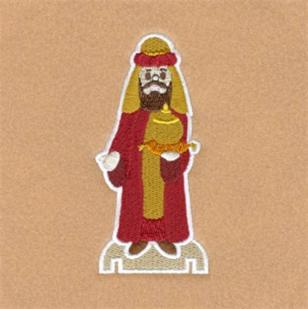 Picture of Creche King Balthasar Machine Embroidery Design