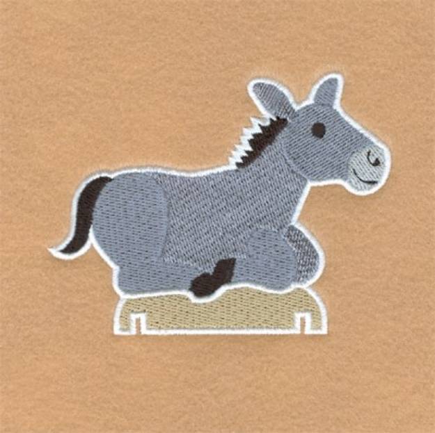 Picture of Creche Donkey Machine Embroidery Design