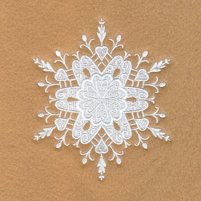 Sylvia Snowflake Machine Embroidery Design