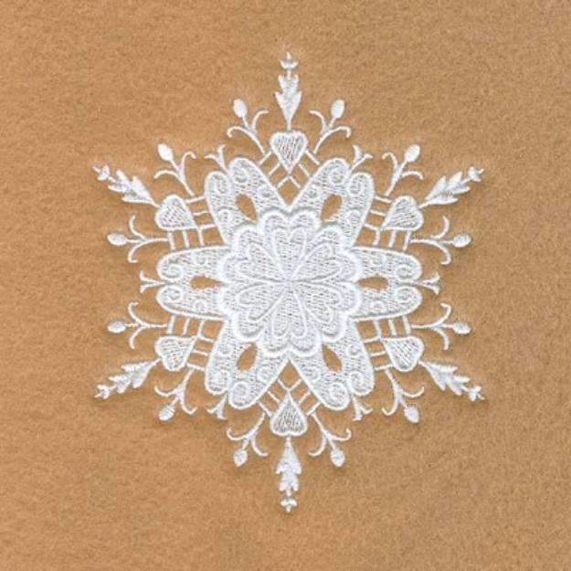 Picture of Sylvia Snowflake Machine Embroidery Design