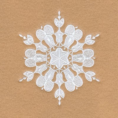 Gloria Snowflake Machine Embroidery Design