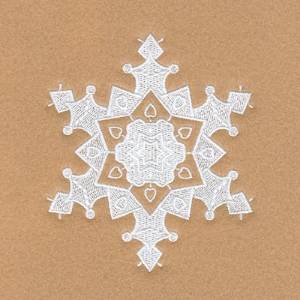 Picture of Esther Snowflake Machine Embroidery Design