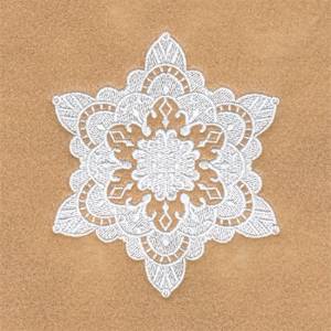 Picture of Victoria Snowflake Machine Embroidery Design