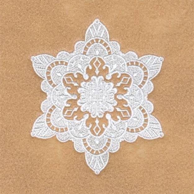 Picture of Victoria Snowflake Machine Embroidery Design