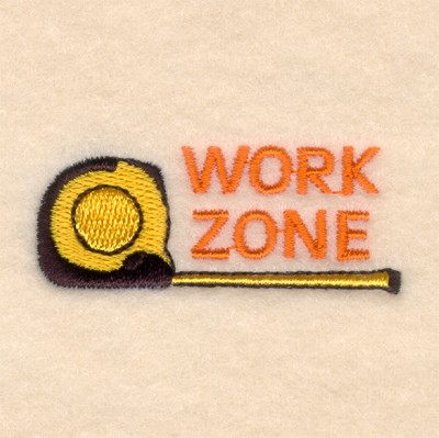 Work Zone Machine Embroidery Design