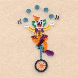 Picture of Juggling Clown Machine Embroidery Design