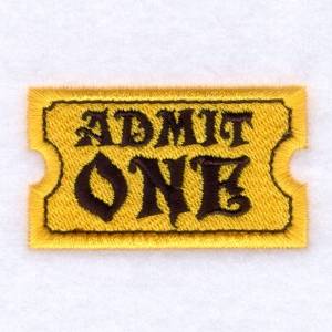 Picture of Circus Ticket Machine Embroidery Design