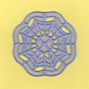 Picture of Lace Snowflake Machine Embroidery Design