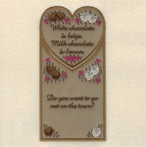Picture of Out On The Town Card Machine Embroidery Design