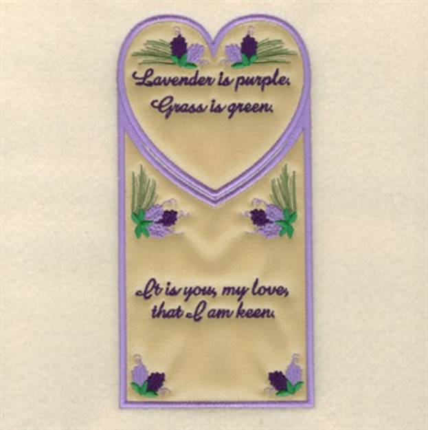 Picture of I Am Keen Card Machine Embroidery Design