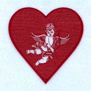 Picture of Cupid Toile Machine Embroidery Design