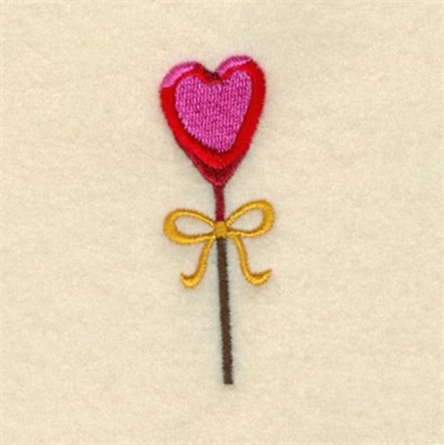 Picture of Heart Sucker Machine Embroidery Design
