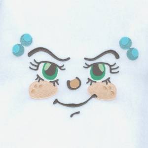 Picture of Sneaky Girl Machine Embroidery Design