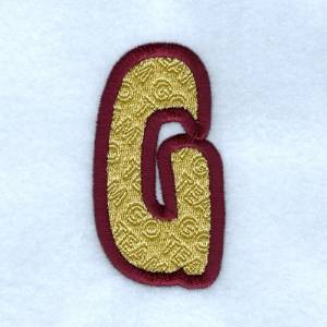 Picture of Spirit Font G Machine Embroidery Design