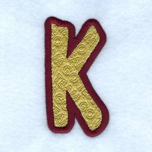 Picture of Spirit Font K Machine Embroidery Design