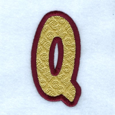 Spirit Font Q Machine Embroidery Design