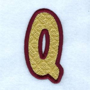 Picture of Spirit Font Q Machine Embroidery Design