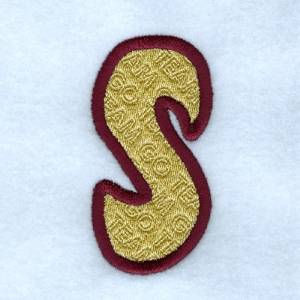 Picture of Spirit Font S Machine Embroidery Design