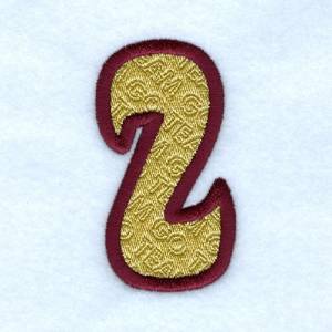 Picture of Spirit Font Z Machine Embroidery Design