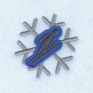 Picture of Ski Jumping Machine Embroidery Design