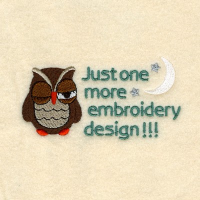 One More Design! Machine Embroidery Design