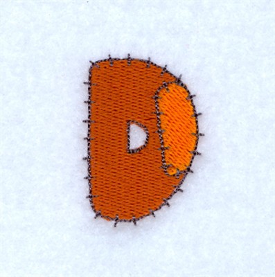 Patch D Machine Embroidery Design