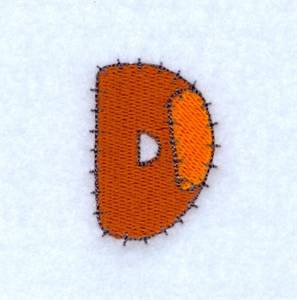 Picture of Patch D Machine Embroidery Design