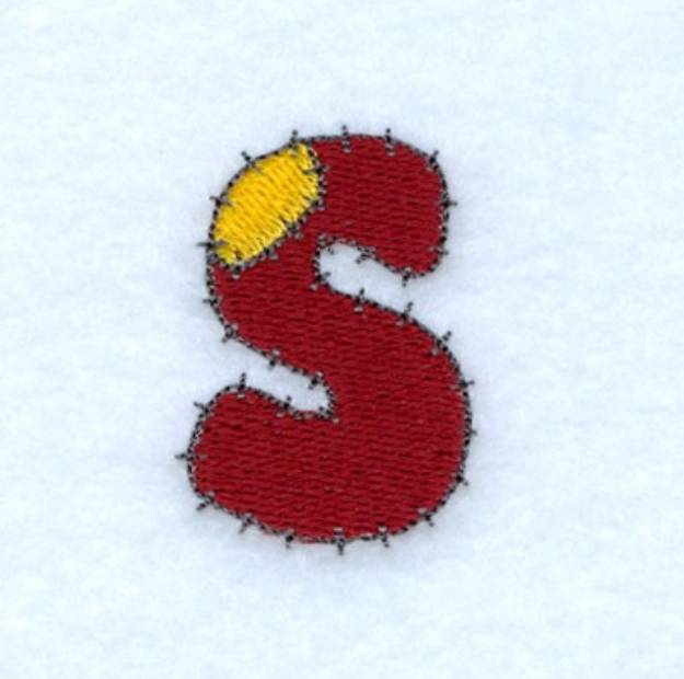 Picture of Patch S Machine Embroidery Design