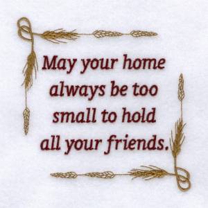 Picture of House Blessing Machine Embroidery Design