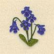 Picture of Large Flowered Butterwort Machine Embroidery Design