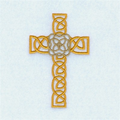 Celtic Cross Machine Embroidery Design