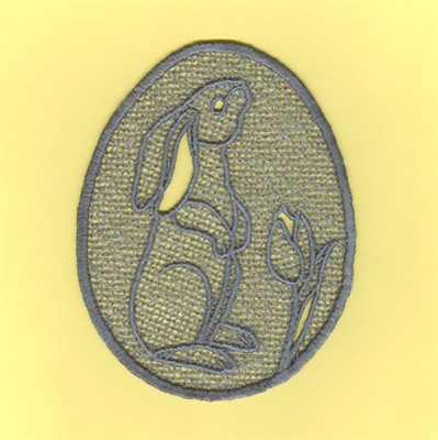 Rabbit Lace Machine Embroidery Design