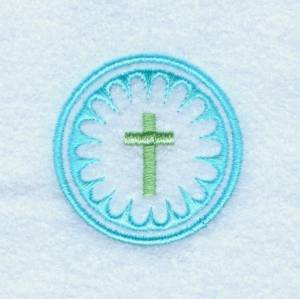 Picture of Radiant Cross Machine Embroidery Design