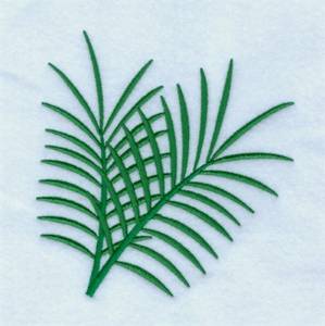 Picture of Palm Fronds Machine Embroidery Design