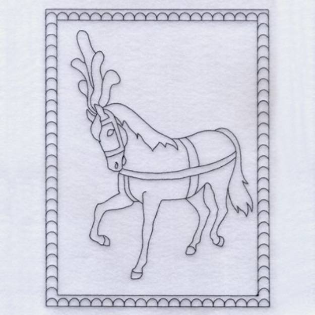Picture of Circus Horse Machine Embroidery Design