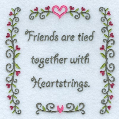Heartstrings Machine Embroidery Design