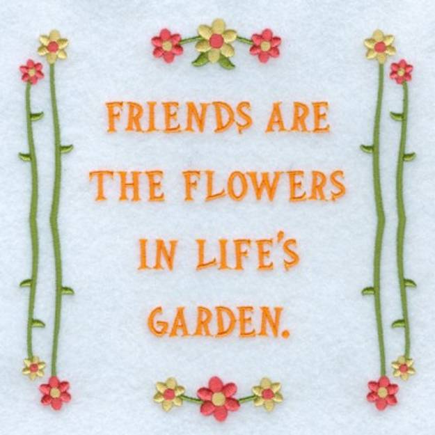 Picture of Lifes Garden Machine Embroidery Design