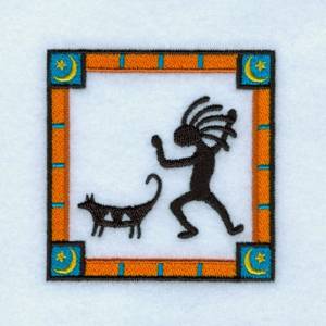 Picture of Kokopelli Dancing Machine Embroidery Design