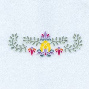 Picture of Folk Art Pineapple Machine Embroidery Design