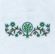 Picture of Folk Art Tree Machine Embroidery Design