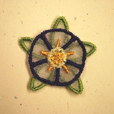 3D Flower Machine Embroidery Design