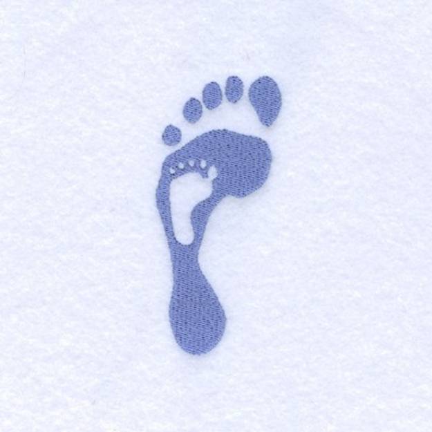 Picture of Baby Foot Machine Embroidery Design
