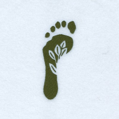 Carbon Footprint Machine Embroidery Design